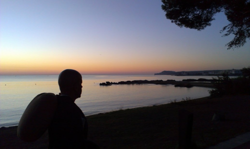 6:50 am llegando a playa Muscleres