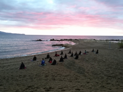 zazen frente al mar 2