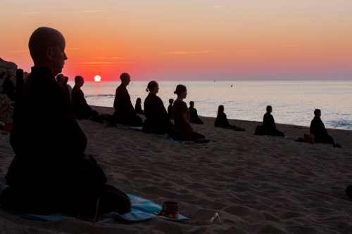 zazen frente al mar 1