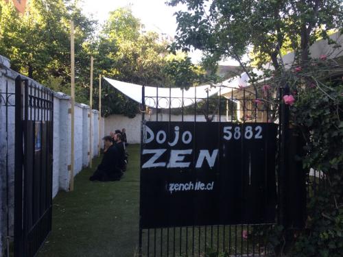 jardín del Dojo Zen Sho Den de Santiago