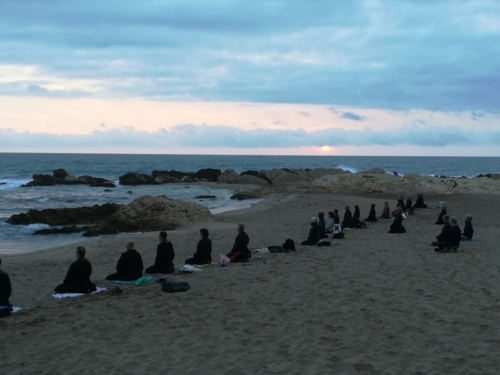 Zen y Playa XII zazen mar