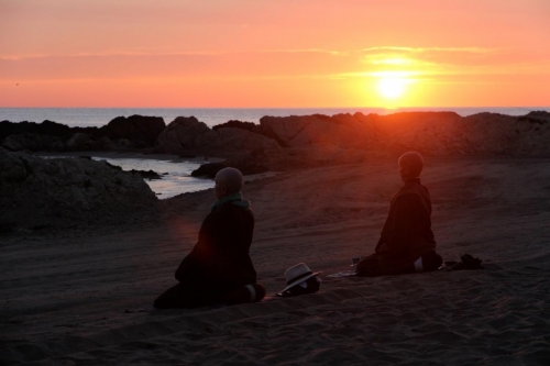 zazen frente al mar 1